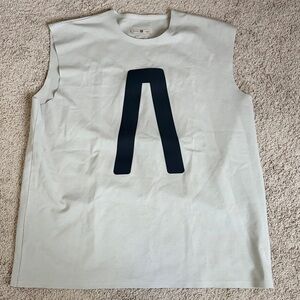 Fear of God x Adidas Athletics Muscle Tank A Print Relaxed Fit Streetwear Tan L